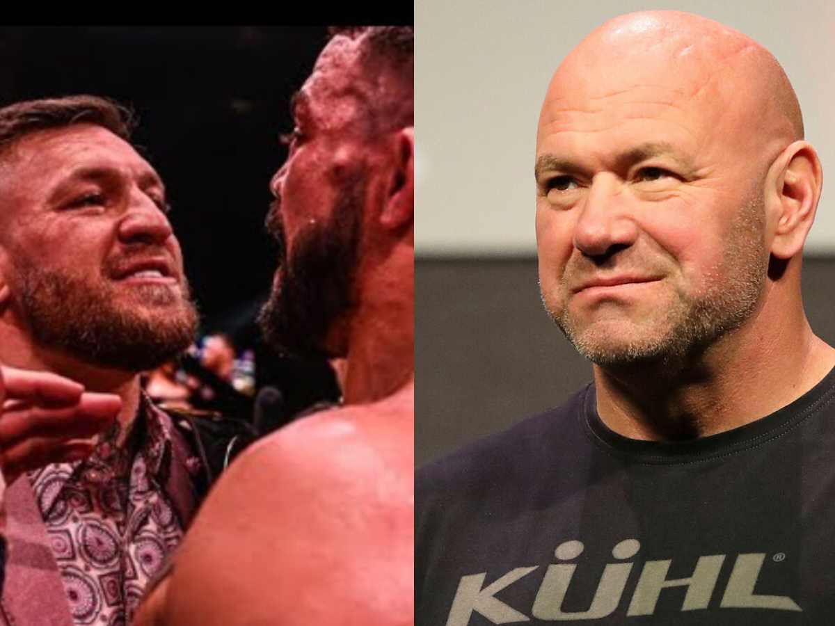 “Was pounding a bottle of Proper 12,” Dana White gives honest thoughts on Conor McGregor’s surprising faceoff at rival promotion