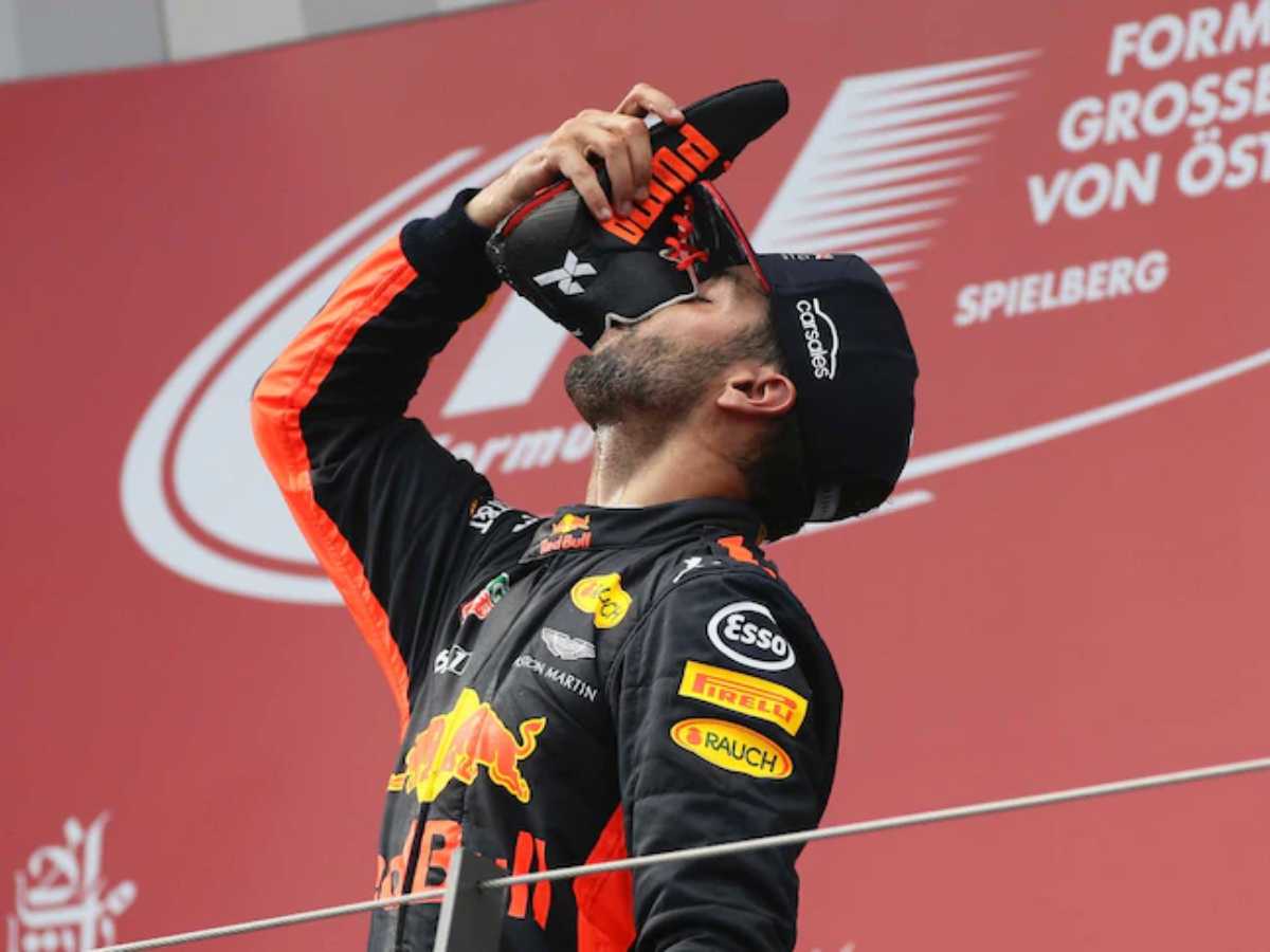 “A pretty and elegant lady,” Daniel Ricciardo reveals his surprising choice for the ‘ideal partner to do a shoey’ with