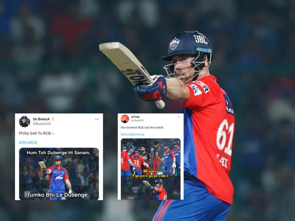 “Some salt to RCB’s wounds”- Memes galore as DC’s Phil Salt deny RCB victory with his terrific knock