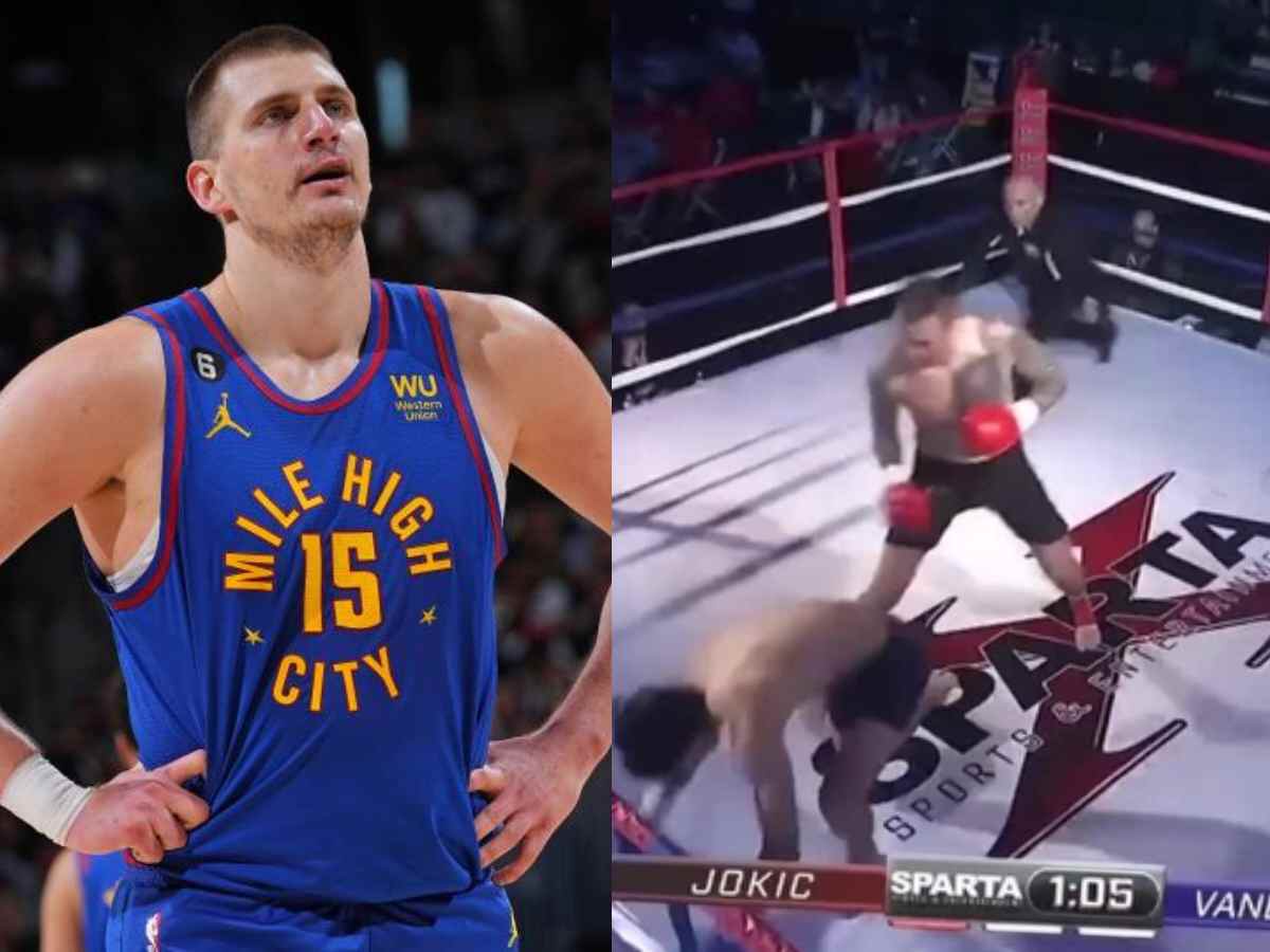 WATCH: NBA superstar Nikola Jokic’s brother knocks out opponent with electric high kick