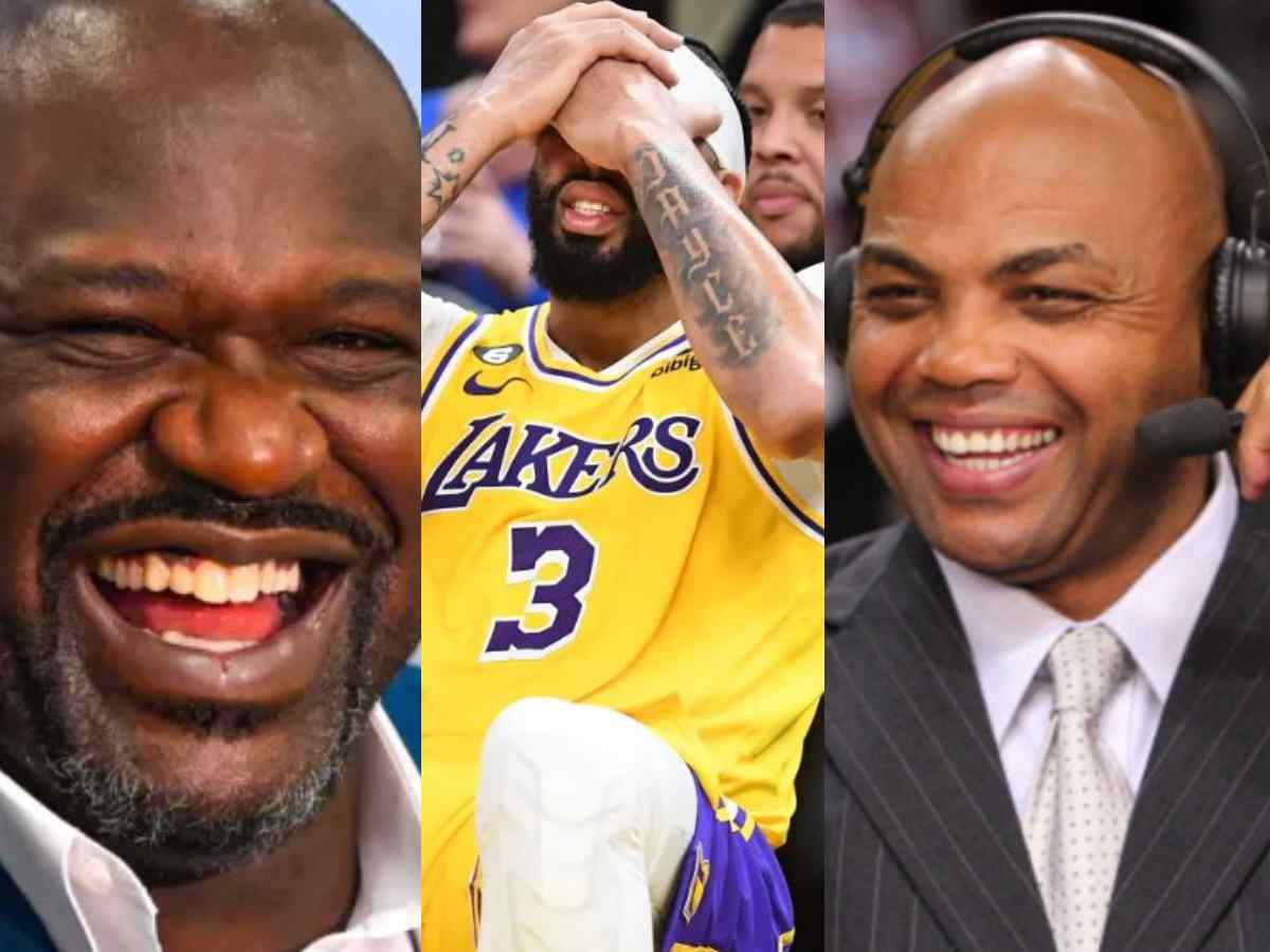 “These two fat f**ks are so disgusting” – Shaquille O’Neal and Charles Barkley laughing at Anthony Davis’ injury update leaves NBA Twitter FUMING