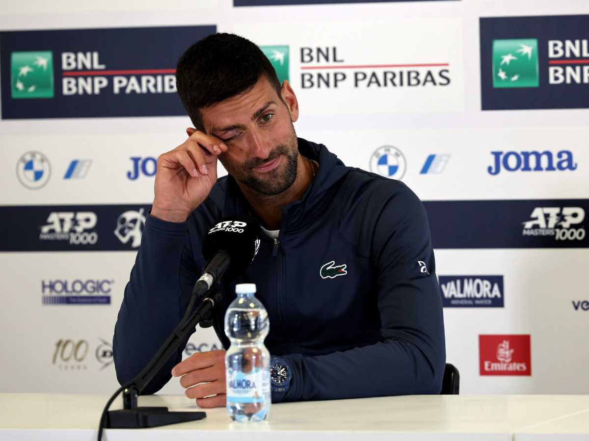 Novak Djokovic breaks all stereotypes by suggesting ‘it’s okay’ to cry as a man