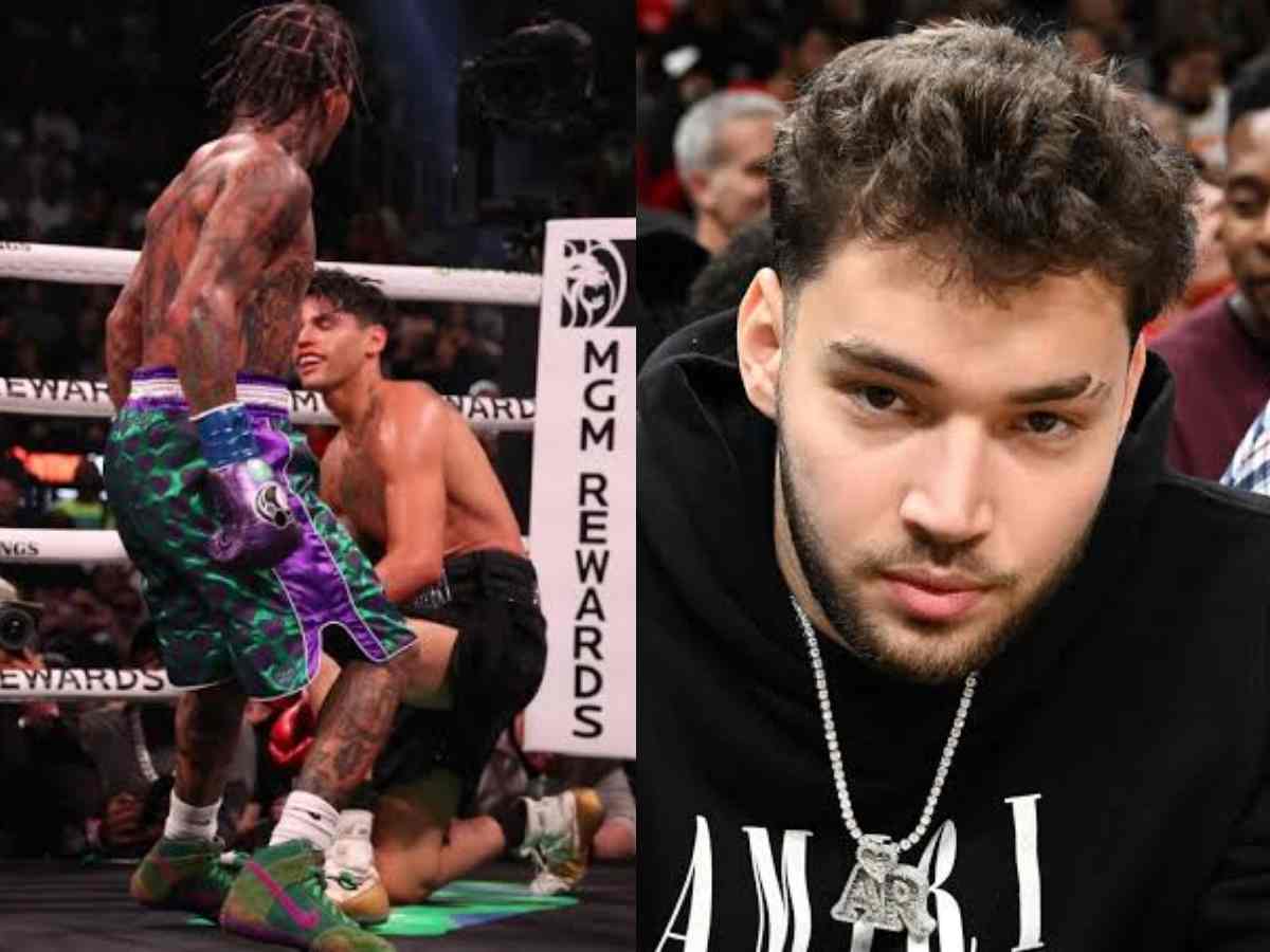 WATCH: The EXACT moment controversial streamer Adin Ross learnt he lost money at Gervonta Davis fight