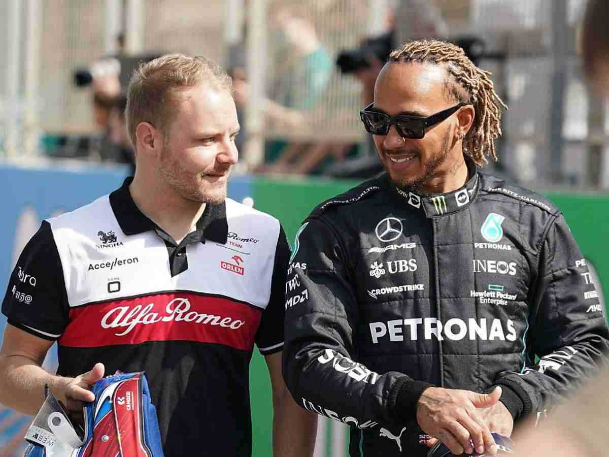 “It is actually a divorce” – Fans react as Lewis Hamilton and former teammate Valtteri Bottas bond over old pictures