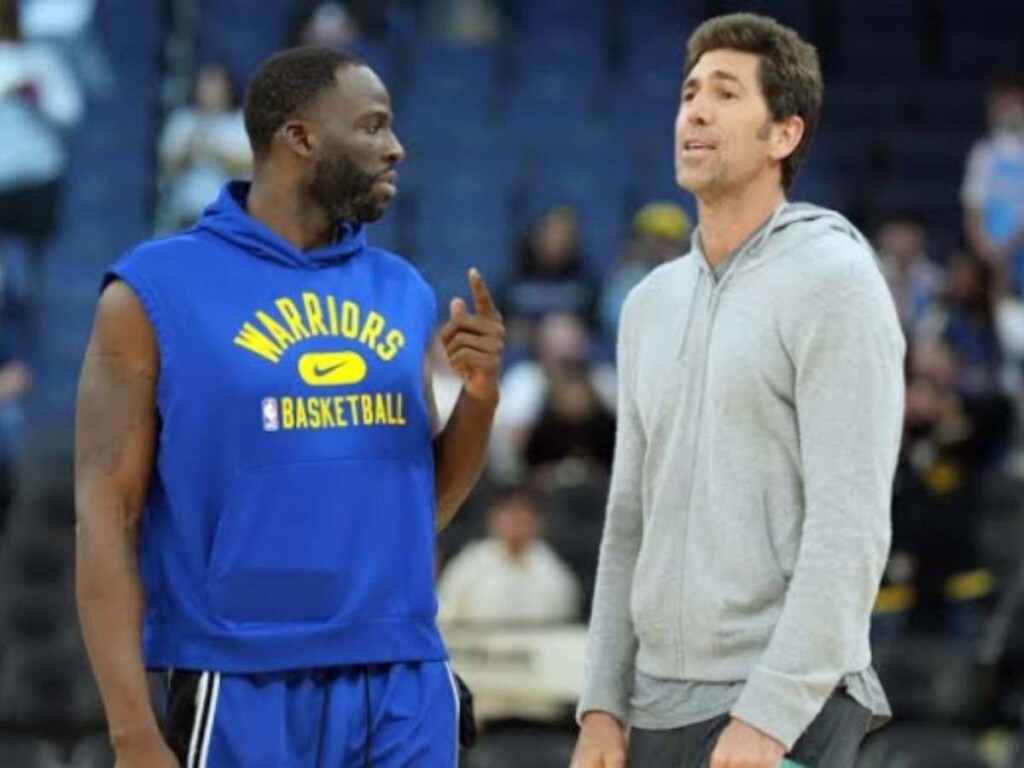 Draymond Green and Bob Myers (Credits: cbssports.com)