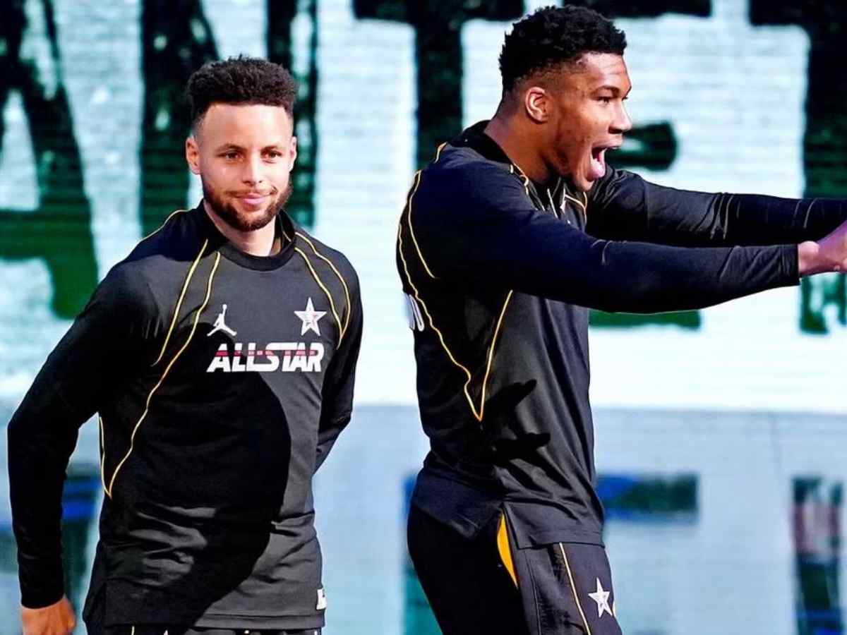 “He didn’t say no” – Fan begs Giannis Antetokounmpo to join Steph Curry at Warriors, NBA Twitter feels TEMPTED