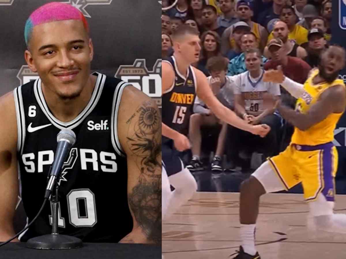 Spurs star CALLS OUT LeBron James for FLOPPING against Nuggets