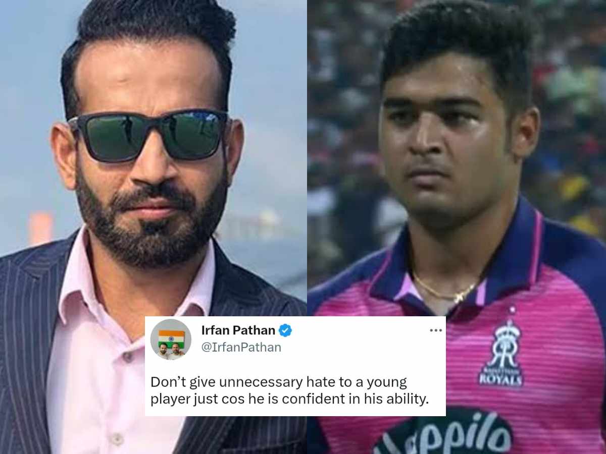 “Don’t give unnecessary hate,” Irfan Pathan’s tweet draws mixed reactions from fans who guessed it’s for Riyan Parag