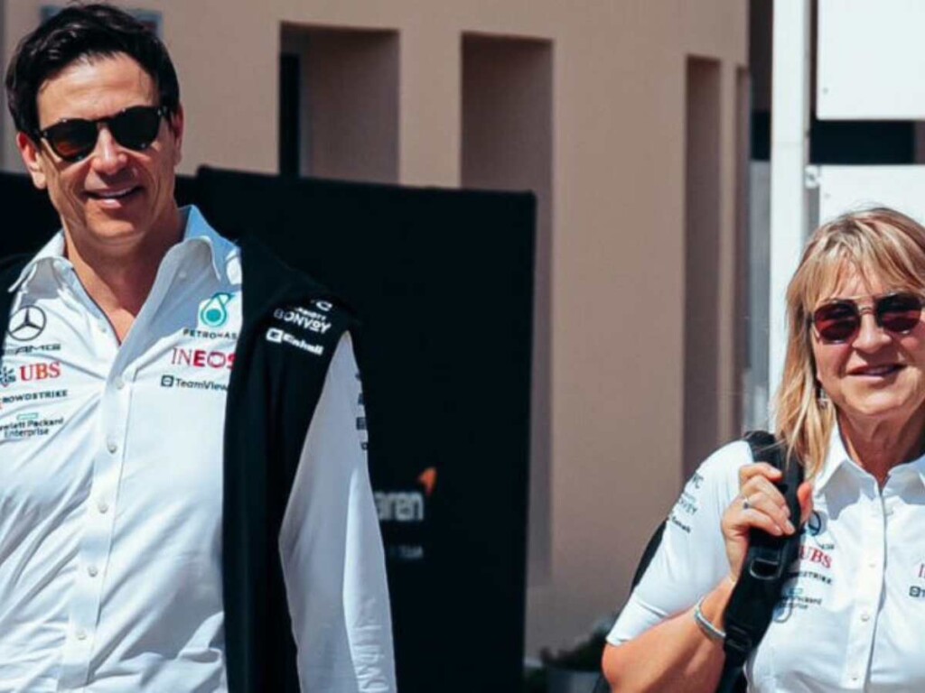 Toto Wolff and Jayne Poole