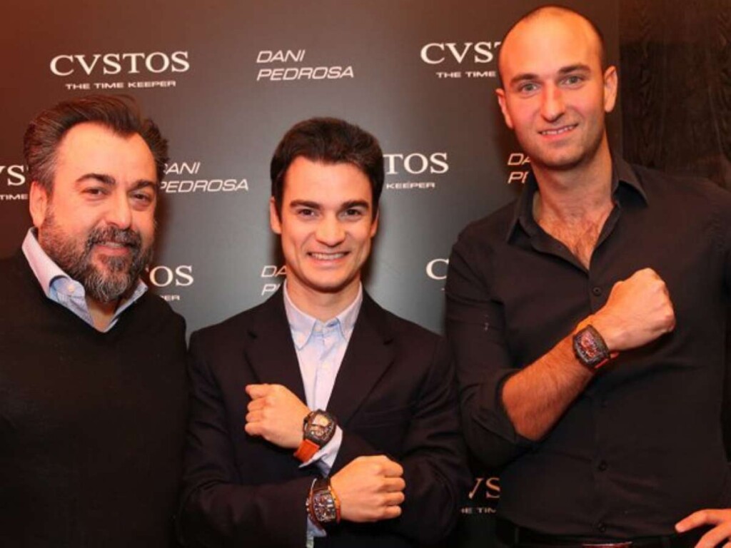 Dani Pedrosa, partnering with CVSTOS