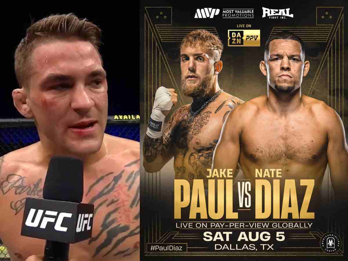 “It’s not an easy fight,” Dustin Poirier reveals his pick for Jake Paul vs Nate Diaz boxing showdown