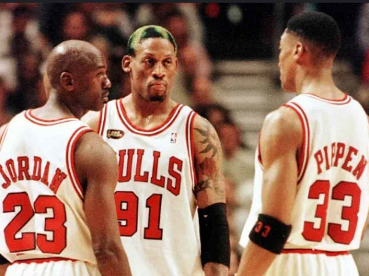 Chicago bulls jordan pippen on sale rodman