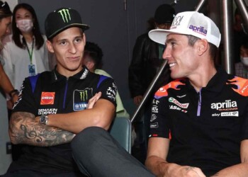 Aleix Espargaro and Fabio Quartararo