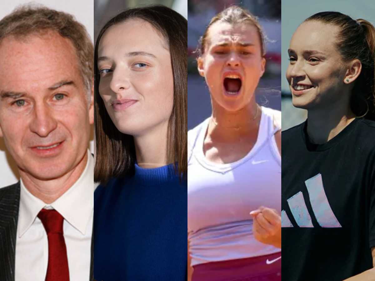 John McEnroe believes Iga Swiatek could be ‘blown off the court’ by Aryna Sabalenka and Elena Rybakina despite being a step ahead of everyone on clay