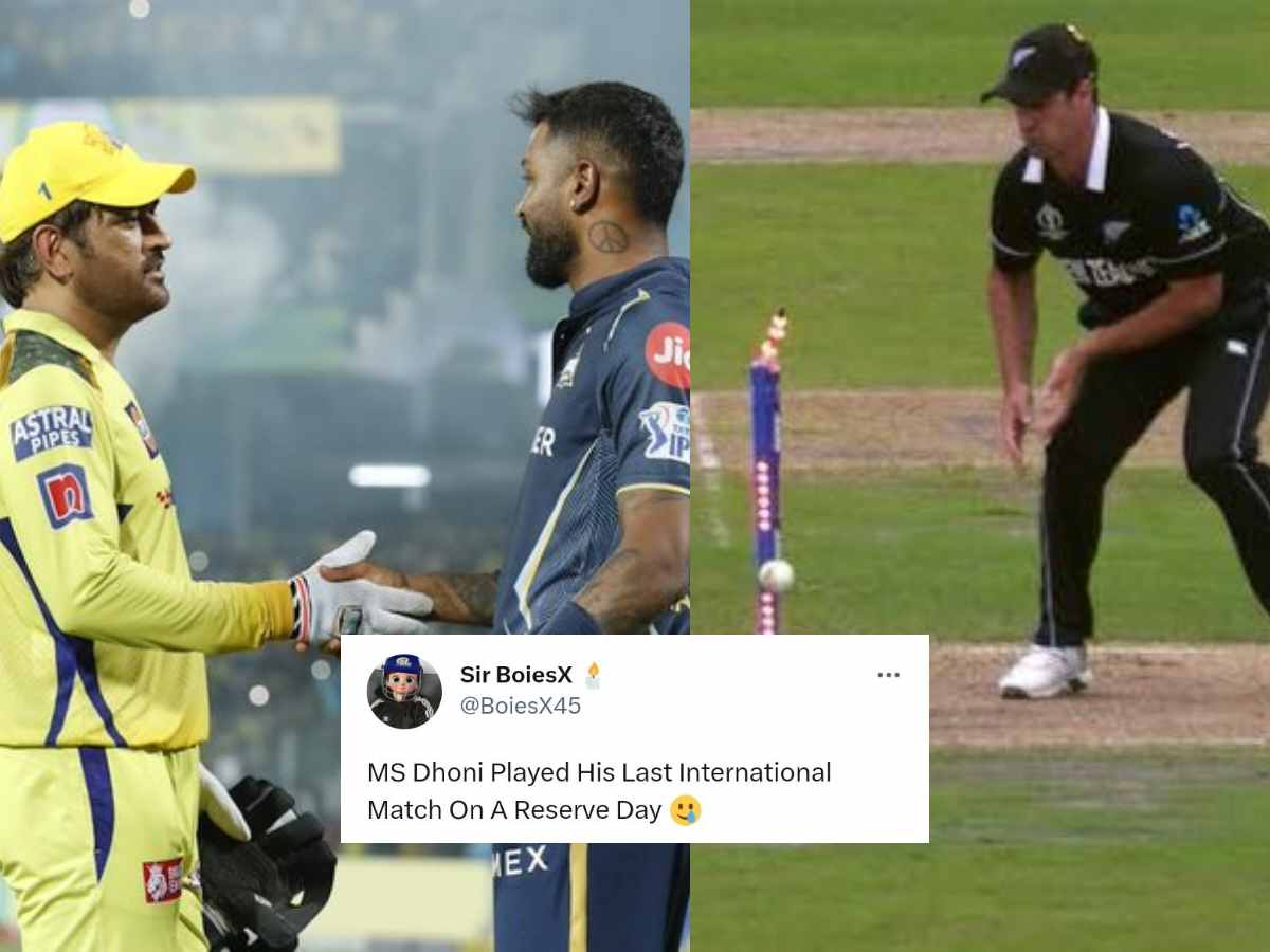 “Is it end of Dhoni’s era?”- Fans react as MS Dhoni and reserve day bring back worst memories