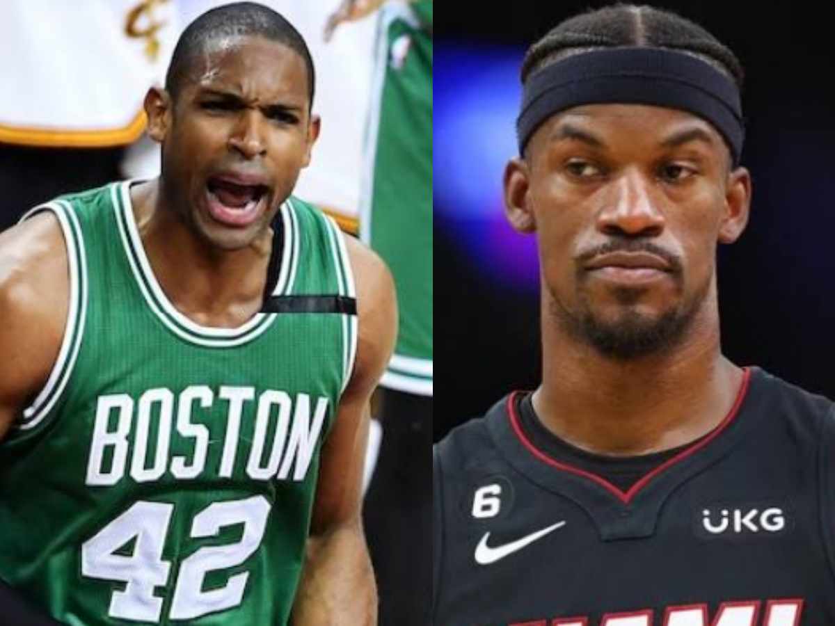 “Motherf***ing loser”- Watch Al Horford RIDICULES Jimmy Butler for mid-game foul antics in viral video