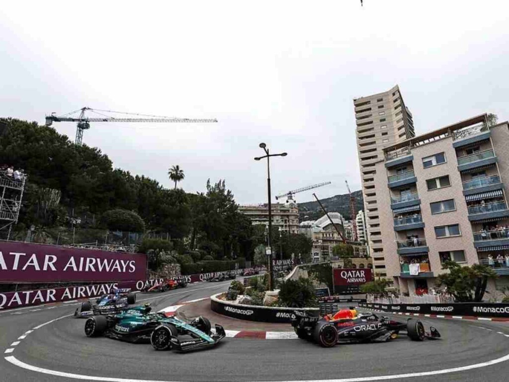 Red Bull, Aston Martin and Alpine at the Monaco GP