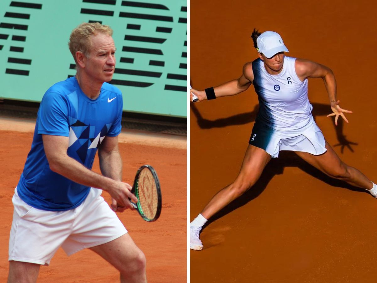 Iga Swiatek compared to Serena Williams and Kim Clijsters by John McEnroe who picks the Pole as French Open favorite