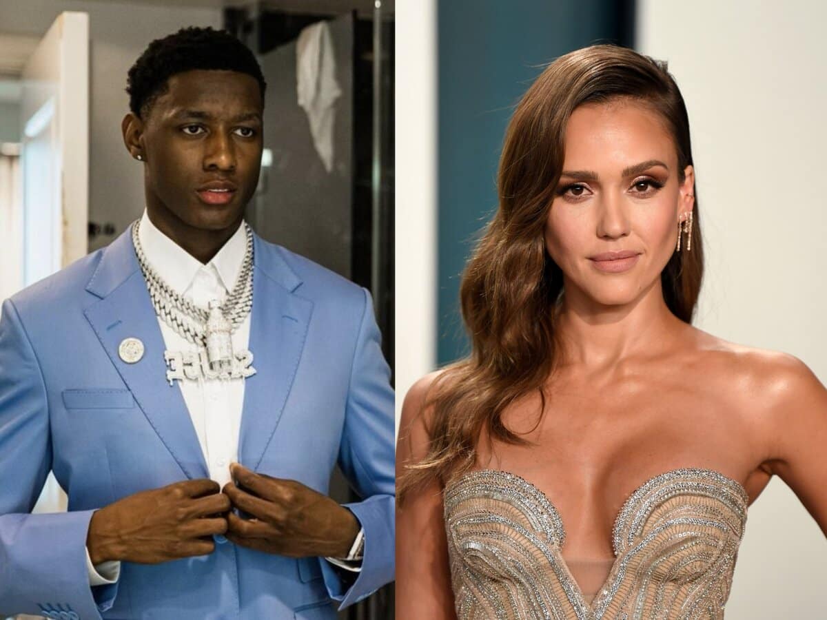 Jets star Sauce Gardner receives custom Jessica Alba cleats post infamous meet with the ‘Honey’ star at Knicks Game