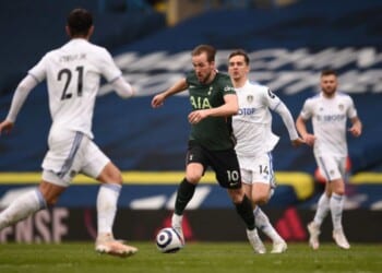 Leeds face relegation after losing their final match against Tottenham Hotspur in 3-1 defeat