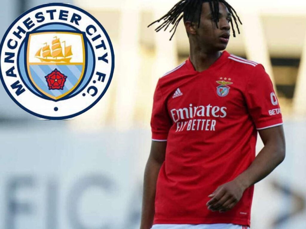 Manchester City reportedly interested in signing Benficas 18years old midfielder