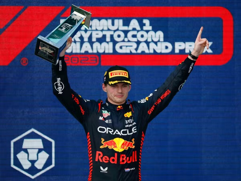 Champion Max Verstappen dominated the Miami GP via Evening Standard