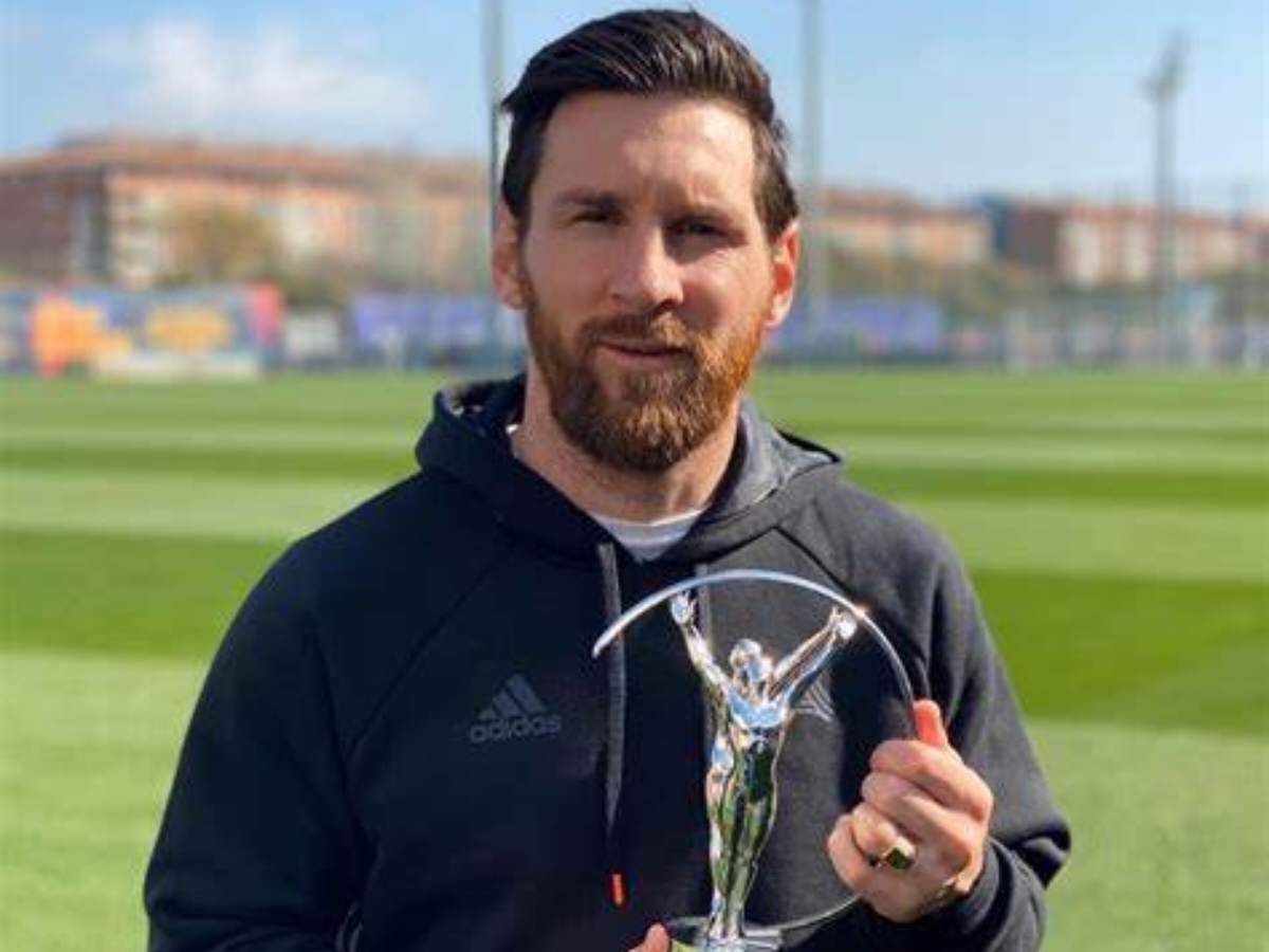 Lionel Messi beats Kylian Mbappe and others to win second Laureus World Sportsman of the Year award