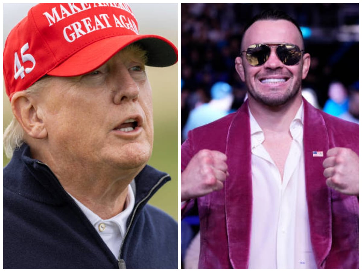 “I was beating anybody,” when former President Donald Trump surprised Colby Covington with phone call after title fight