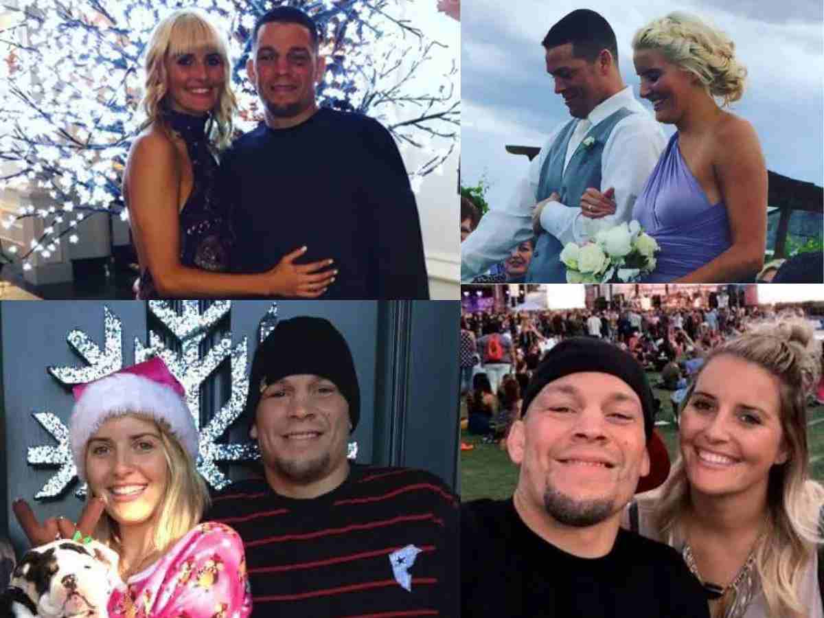 Nate Diaz and girlfriend Misty Brown over the years