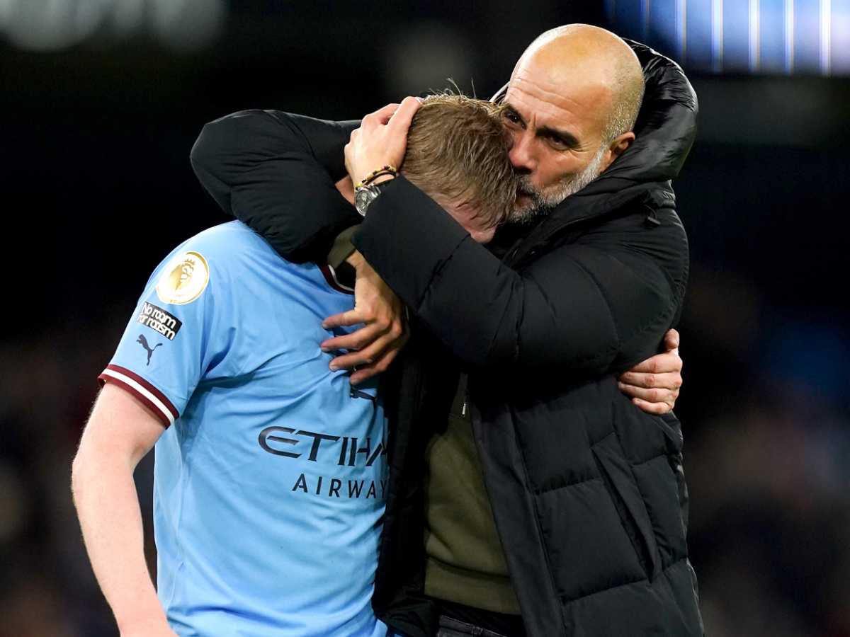 Pep Guardiola rubbishes rumors of spat with Manchester City star Kevin de Bruyne, says he ‘shouts at him in training’ too