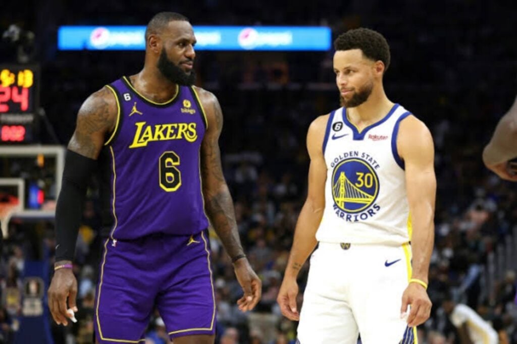 Lebron James and Stephen Curry playoffs showdown 