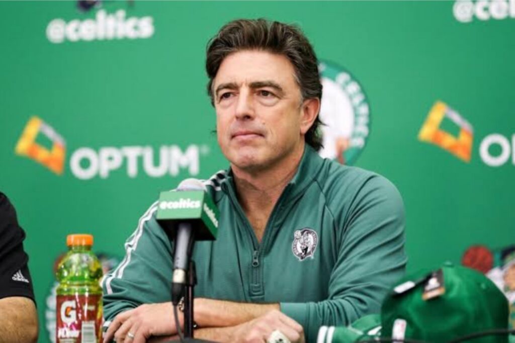 Boston Celtics' owner Wyc Grousbeck 