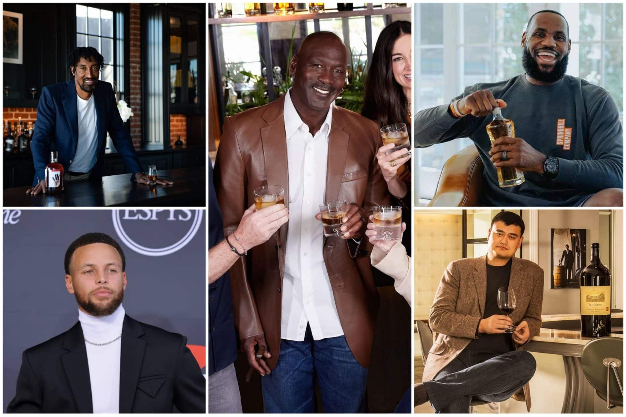 5 NBA players with their own alcohol brands