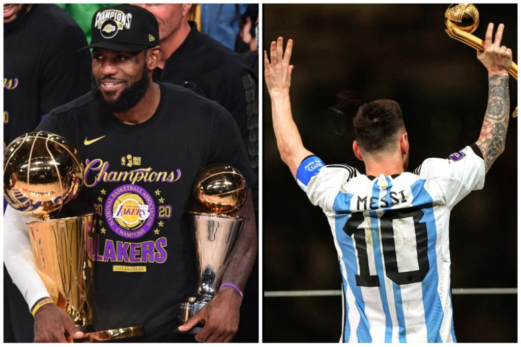 LeBron James, Messi