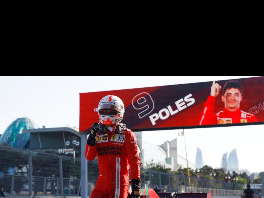 Charles Takes his ninth pole after Baku red flag in 2021