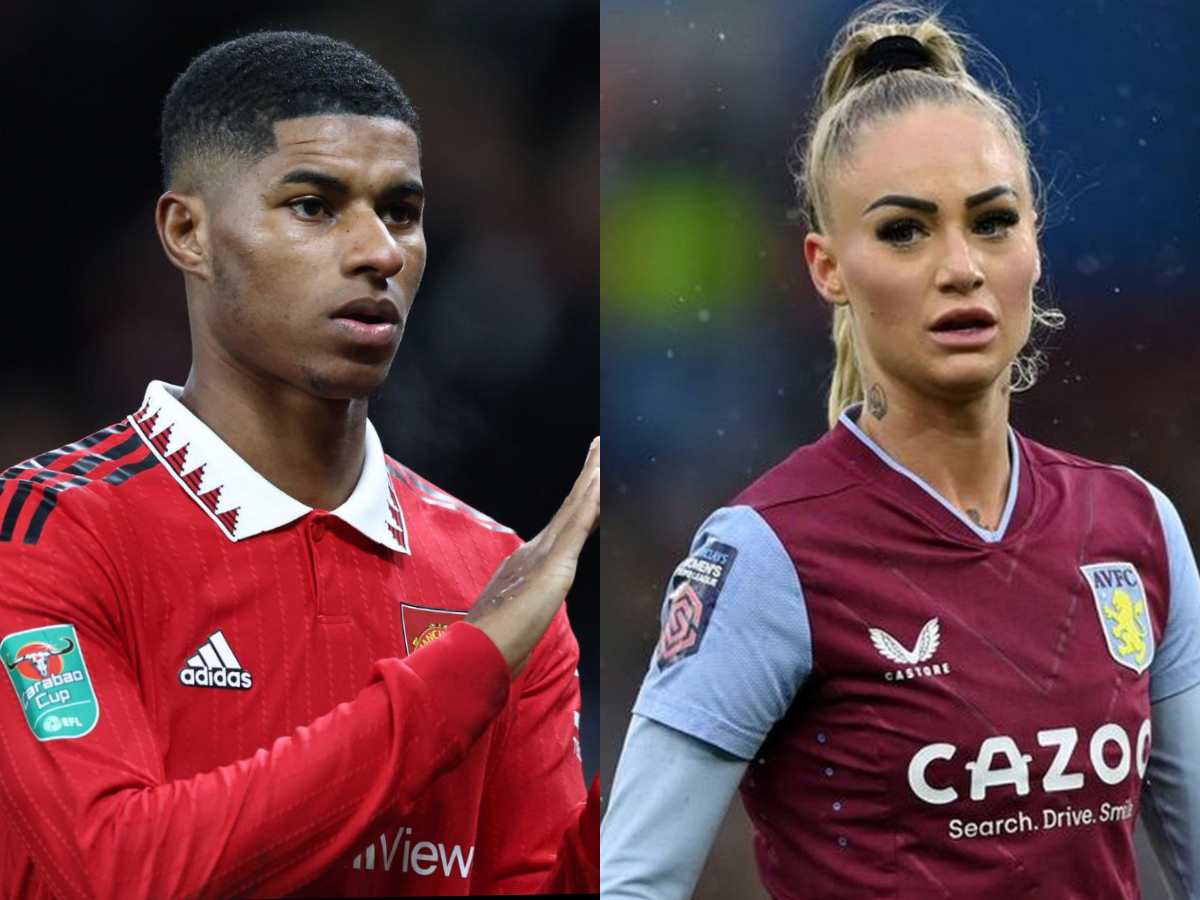 Marcus Rashford rescues Alisha Lehmann after she was ‘mobbed’ in a Manchester night club