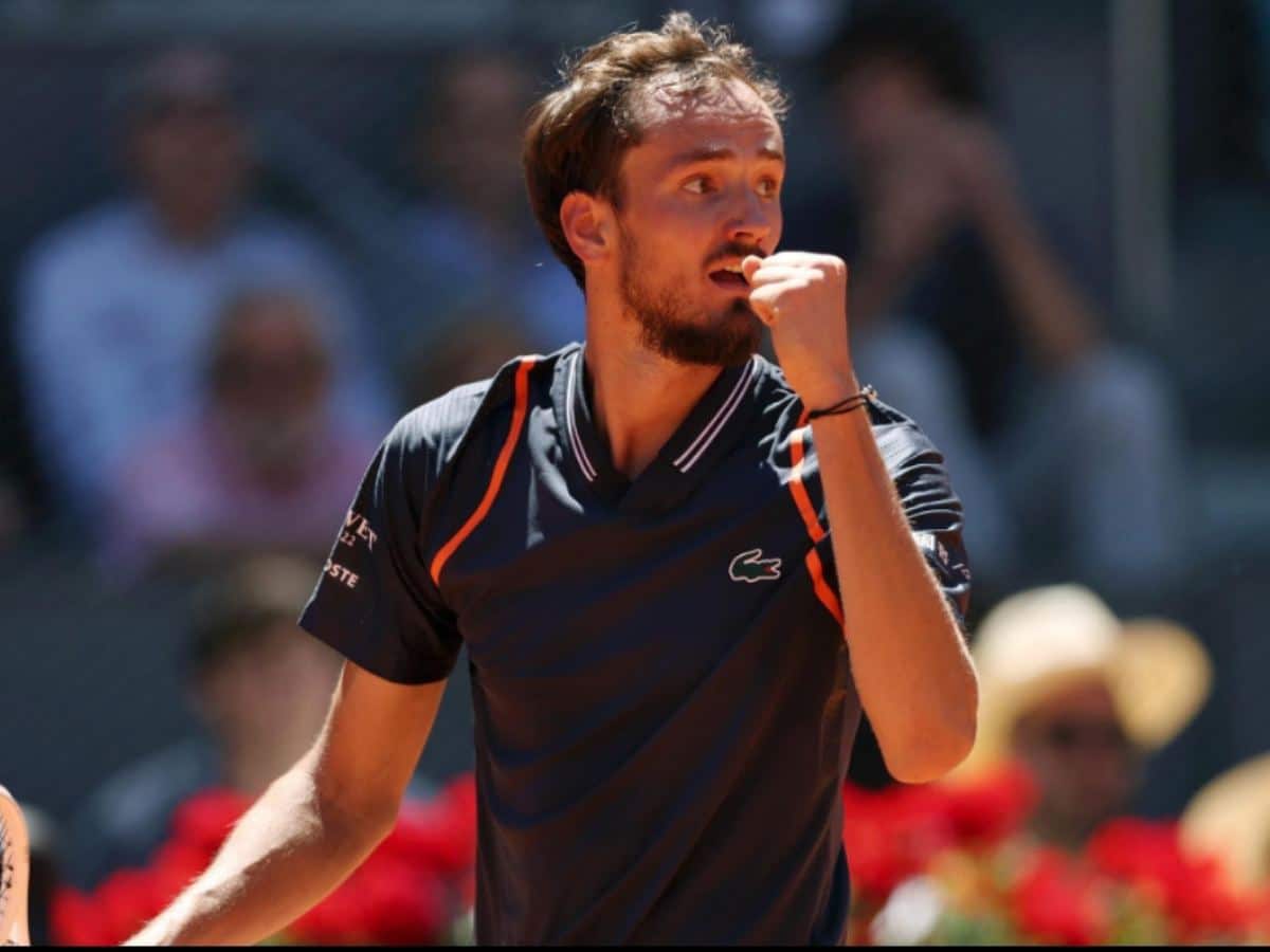 WATCH: Daniil Medvedev mocks the ‘harsh’ Madrid crowd after getting HEAVILY booed by them during his dodgy performance against Alexander Shevchenko