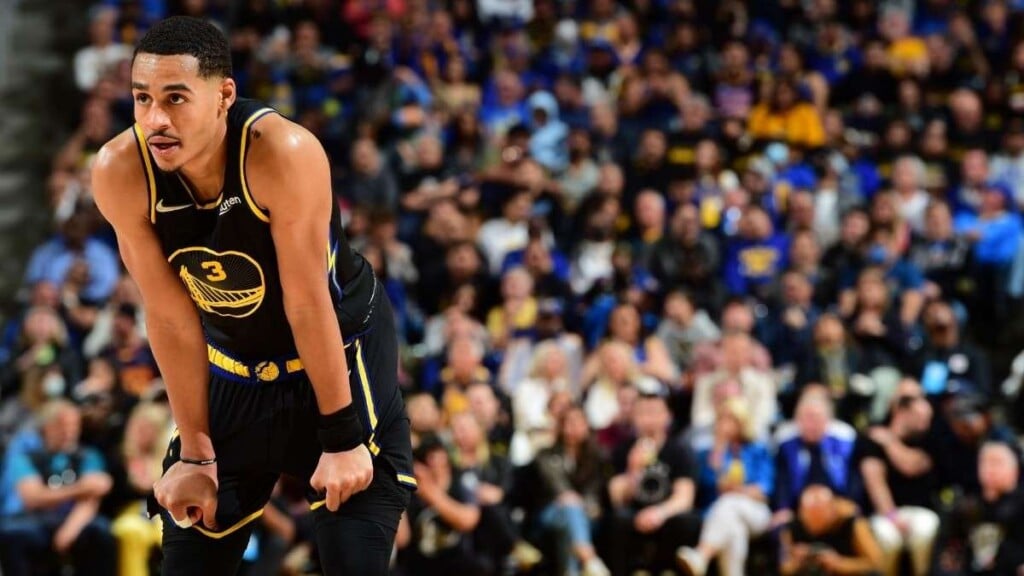 Jordan Poole in action for the Golden State Warriors