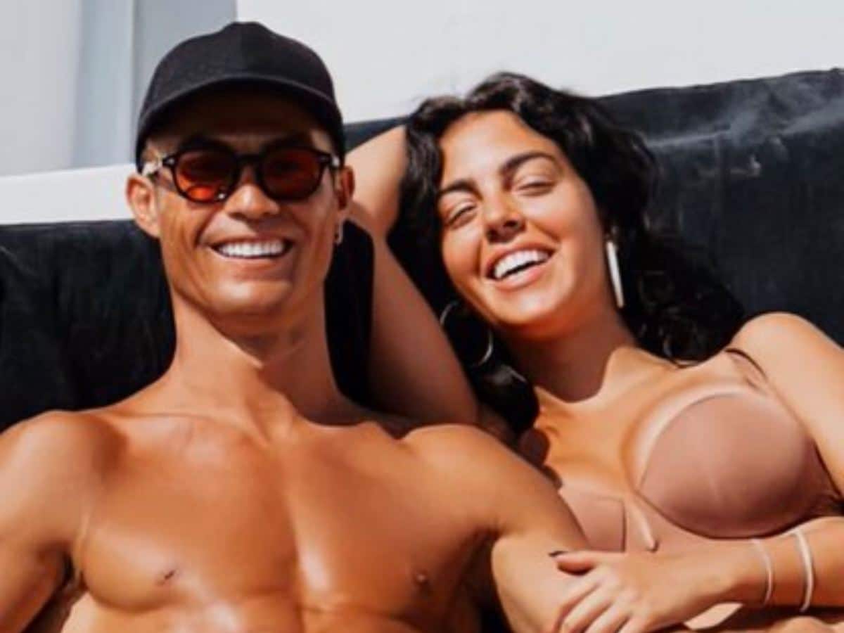 What did Georgina Rodriguez do for a living before meeting Cristiano Ronaldo?