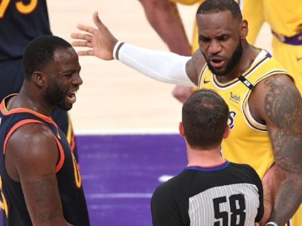 Draymond Green and LeBron James (Credits: Lakersdaily.com)