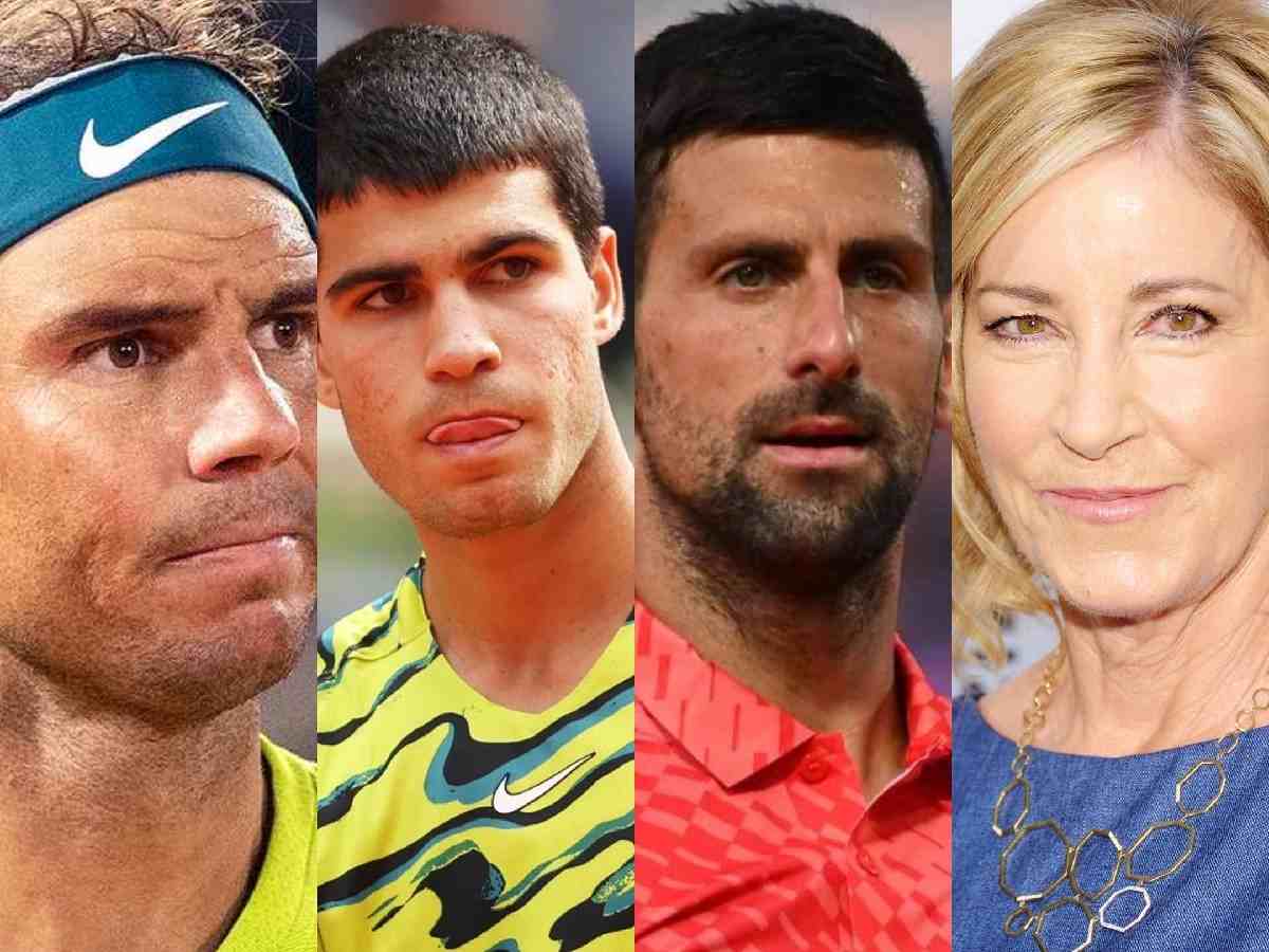 “He’s right there with them!” Chris Evert goes overboard by comparing Carlos Alcaraz to Rafael Nadal and Novak Djokovic