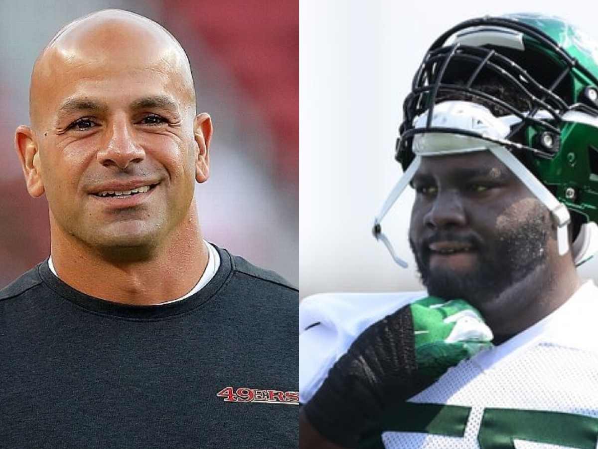 “Earn the left tackle spot,” Robert Saleh SAVAGELY hits back at Jets OT Mekhi Becton following his pompous comments