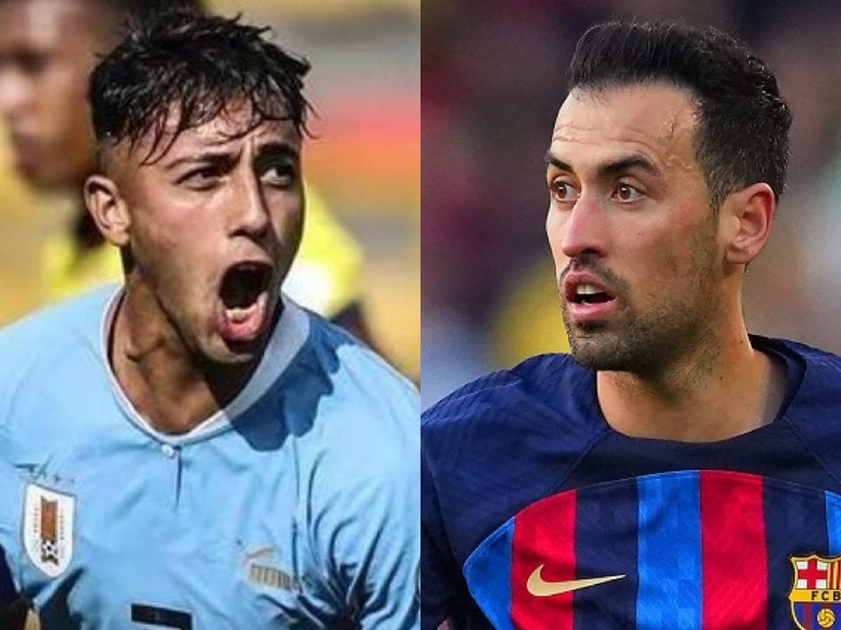 Uruguayan wonderkid likely to replace Sergio Busquets amidst growing Barcelona interest