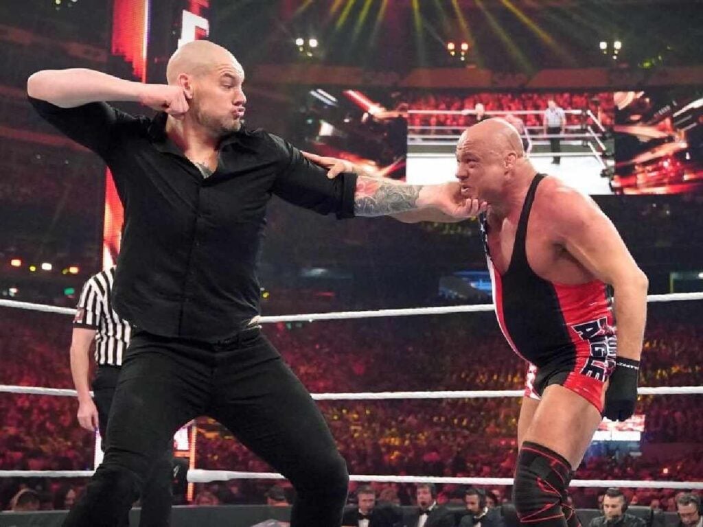 kurt angle and baron corbin 