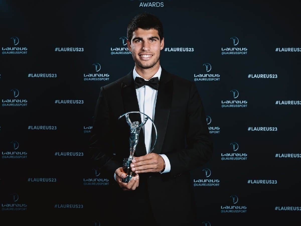 Carlos Alcaraz gets LAUDED on social media for winning the Laureus Breakthrough Athlete of the Year award