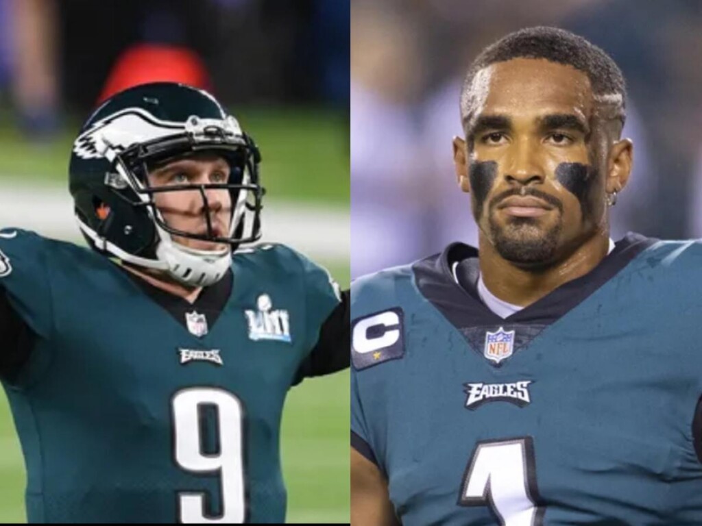 Nick Foles and Jalen Hurts. (IMAGE: USA Today/ GETTY Images)