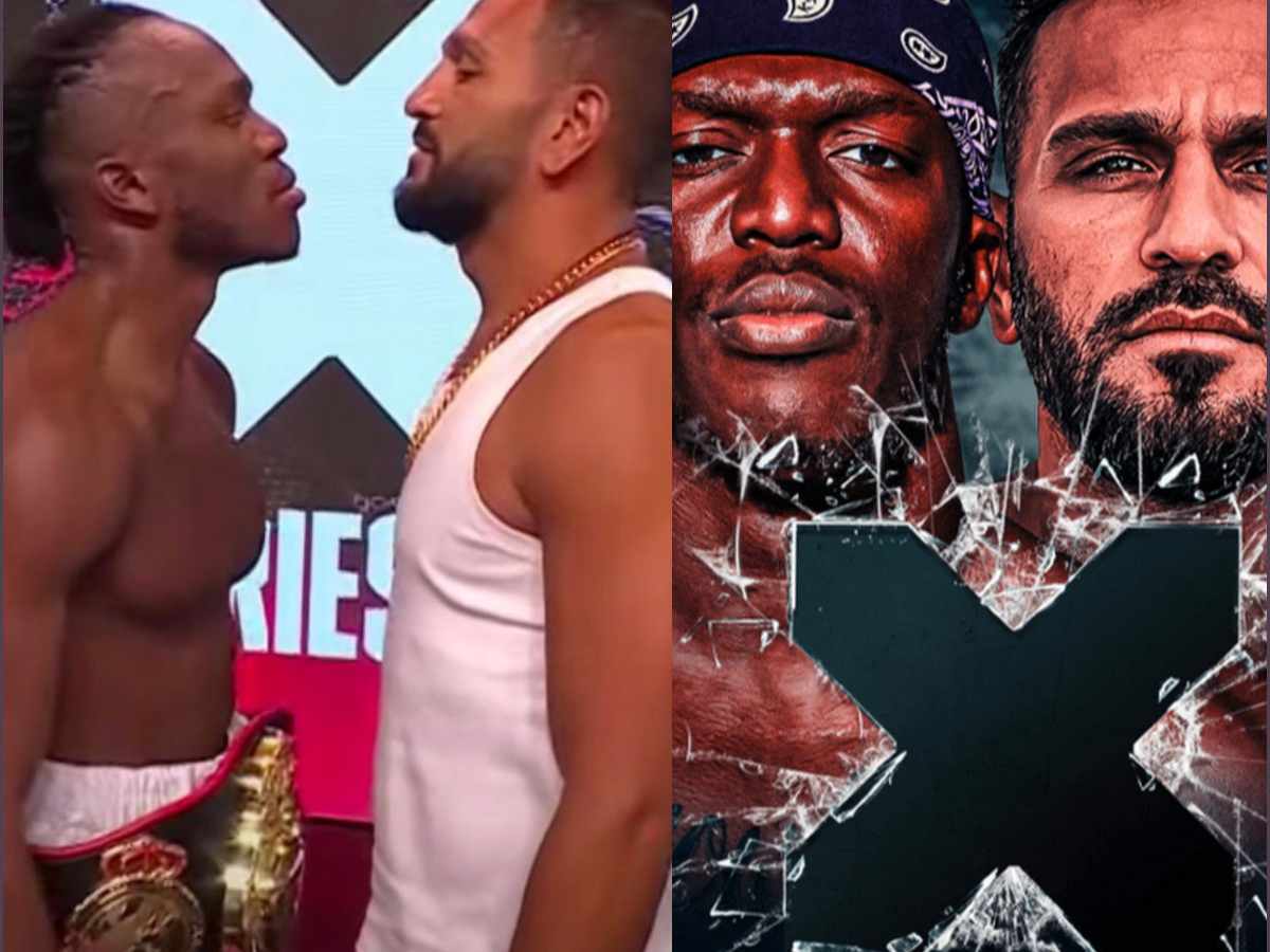 WATCH: ‘Charity man’ KSI recreates Floyd Mayweather vs Conor McGregor moment at press conference