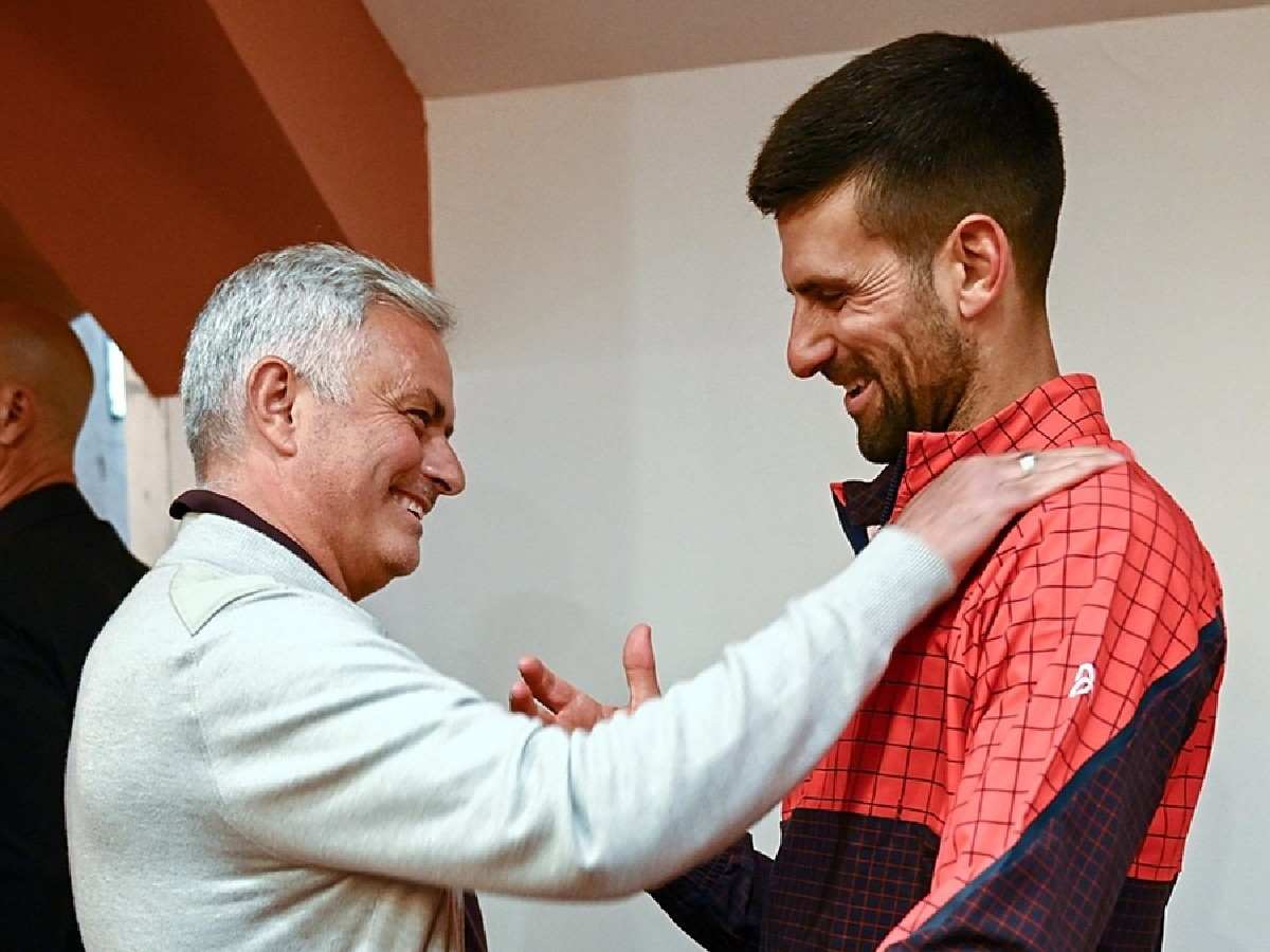 Novak Djokovic recalls times when he went to watch Jose Mourinho’s matches, calls him one of the ‘greatest football coaches’