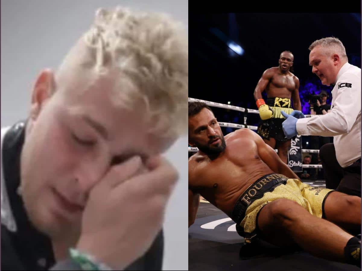 “Respect boxing too much,” Disappointed Jake Paul reacts to KSI getting KO win after elbowing 40-year-old opponent