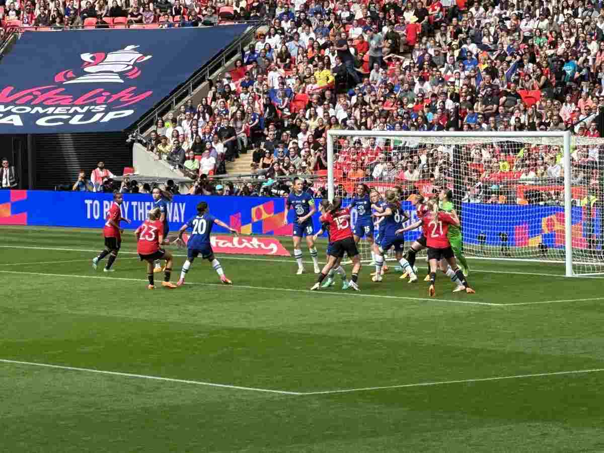 WATCH: Wembley sells out while hosting Manchester United v Chelsea Women’s FA Cup final